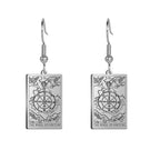Boucles d'oreilles carte de tarot