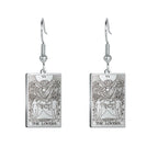 Boucles d'oreilles carte de tarot