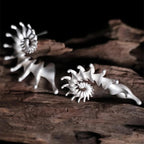 Pendientes de Clavo Diseño Concha