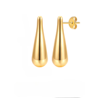 Pendientes de Clavo Fino Gota de Agua