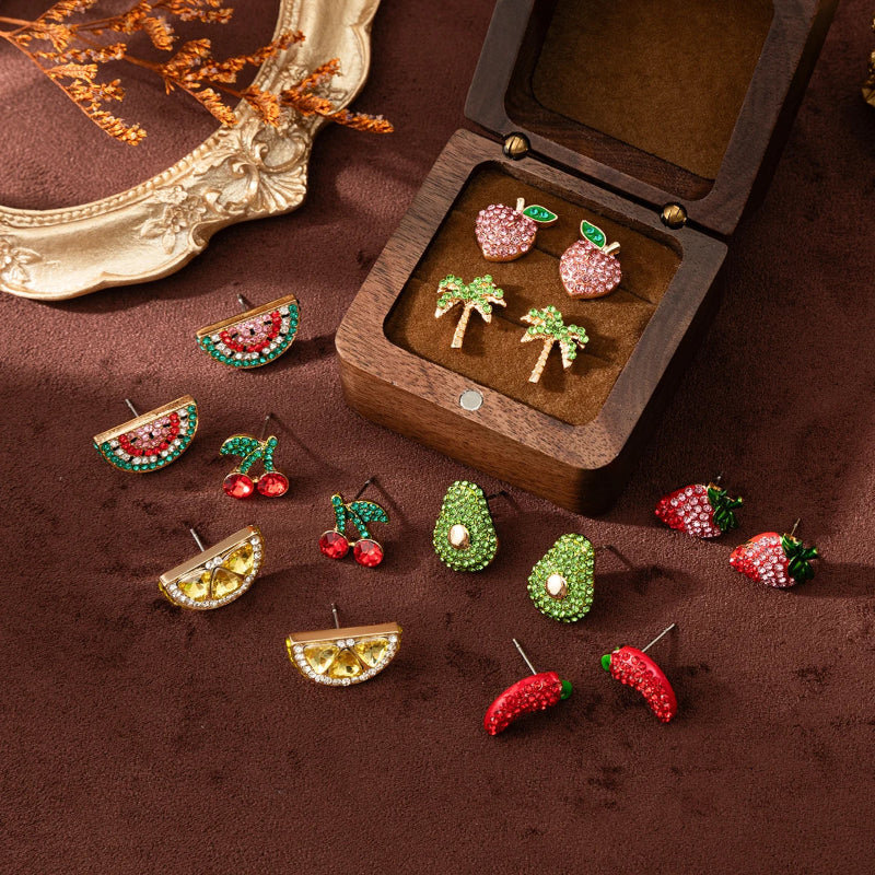 Pendientes de Clavo Palma para Mujer