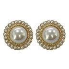 Pendientes de Clavo Vintage con Perla