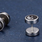 Pendientes de botón Yin Yang para hombre