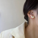 Pendientes de Corazón para Mujer en Blanco