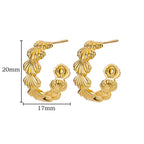 Pendientes de concha para mujer