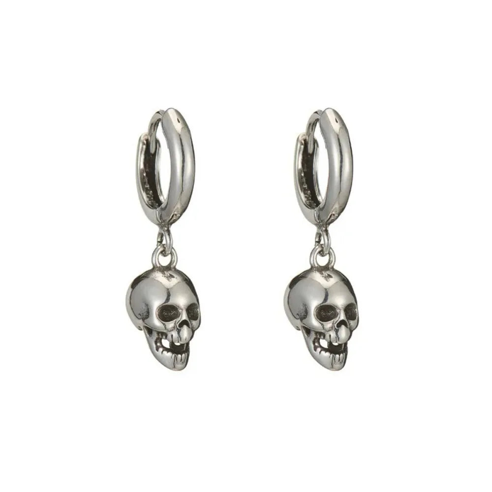 Pendientes de Aro Calavera