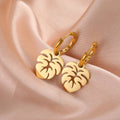 Pendientes de Aro Hoja de Palma