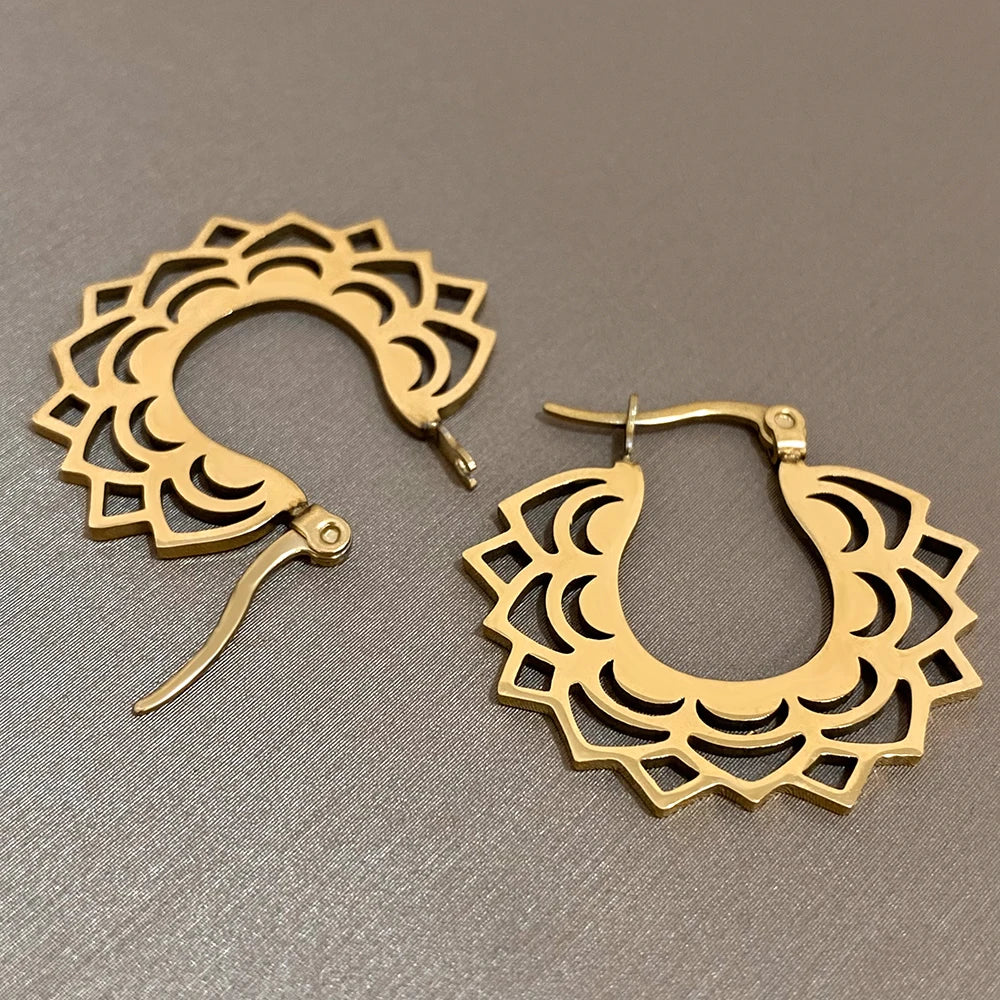 Pendientes Criollos Mandala Mujer 