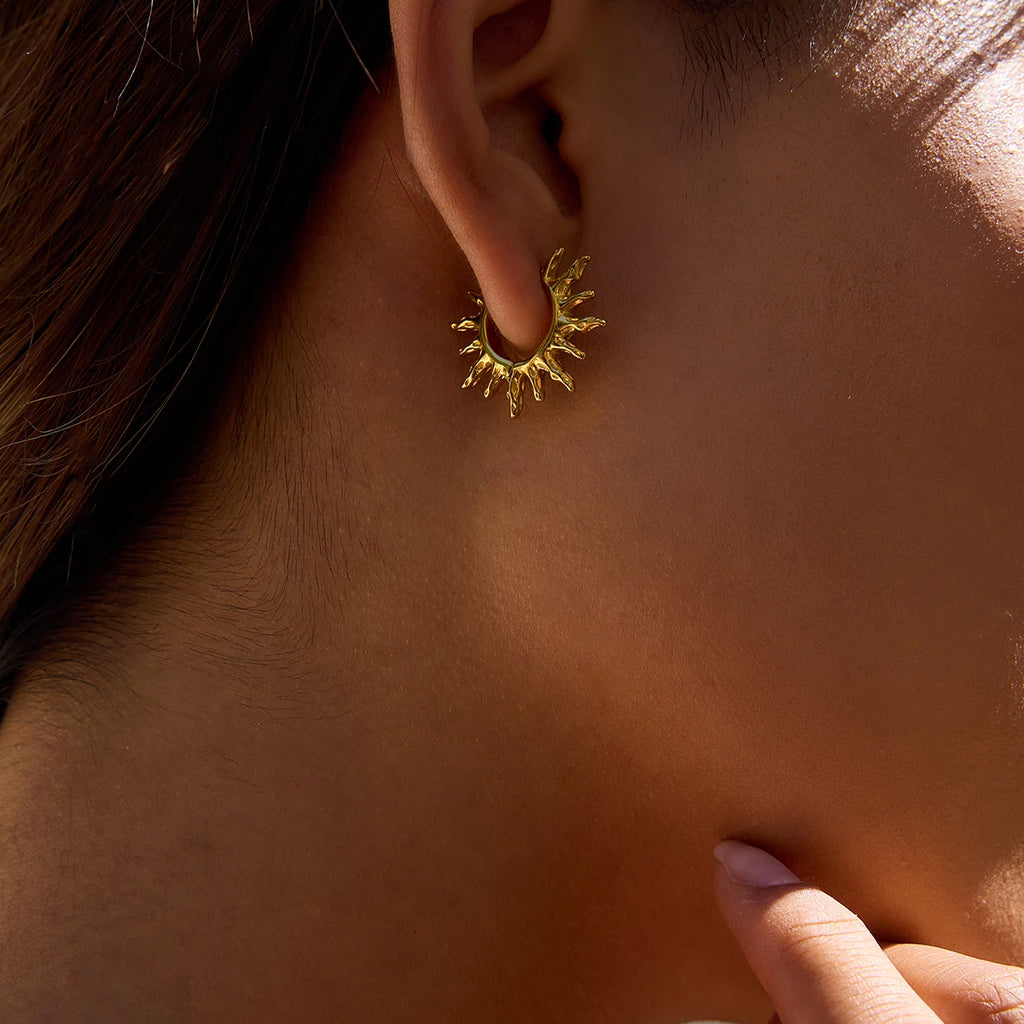 Pendientes Aros Sol