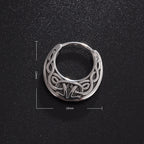 Pendientes Aros Vikingos Nórdicos de plata