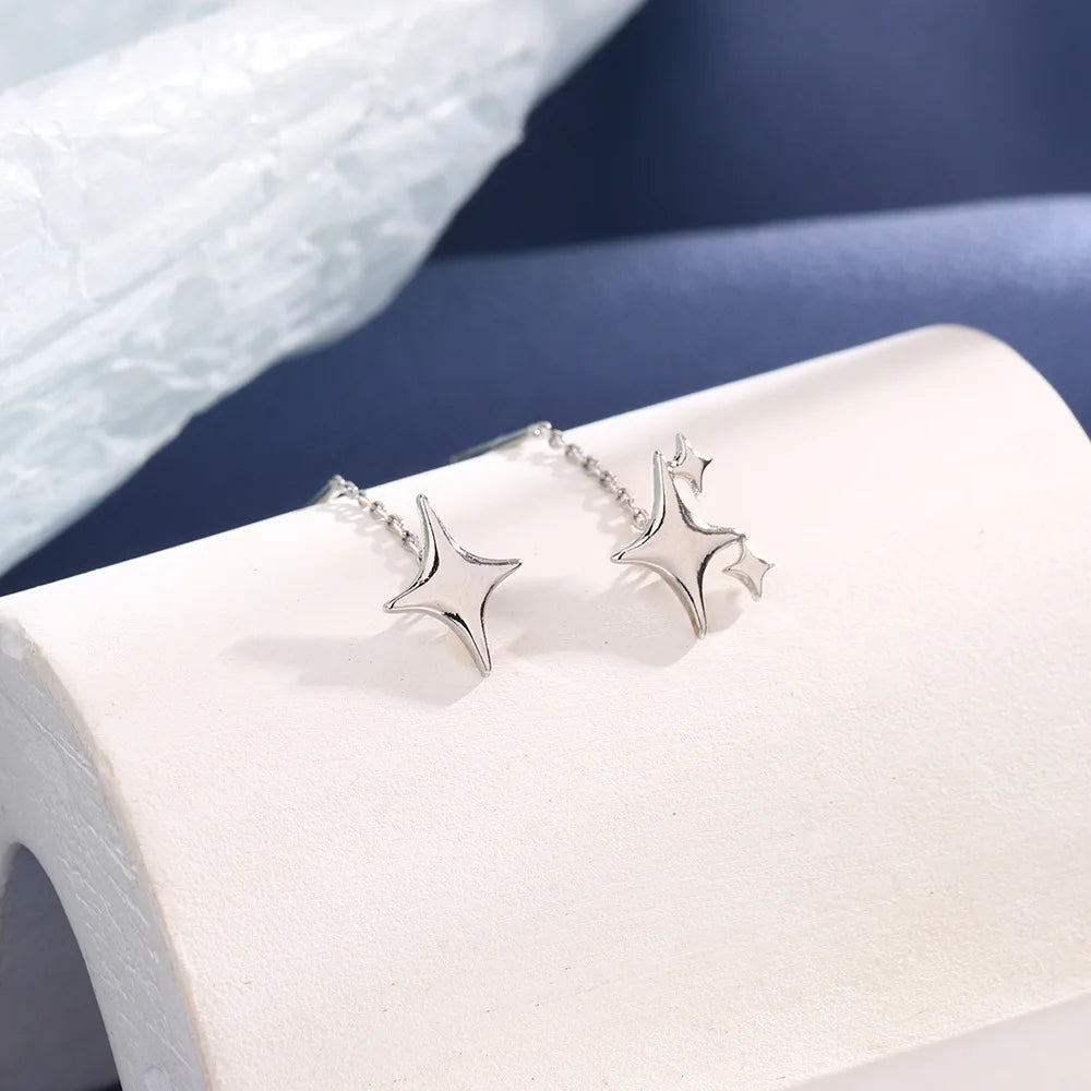 Pendientes Colgantes Diferentes de Encanto Estrellas