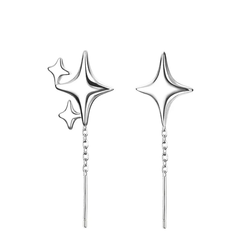 Pendientes Colgantes Diferentes de Encanto Estrellas
