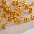 Pendientes personalizados con inicial