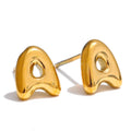Pendientes personalizados con inicial a