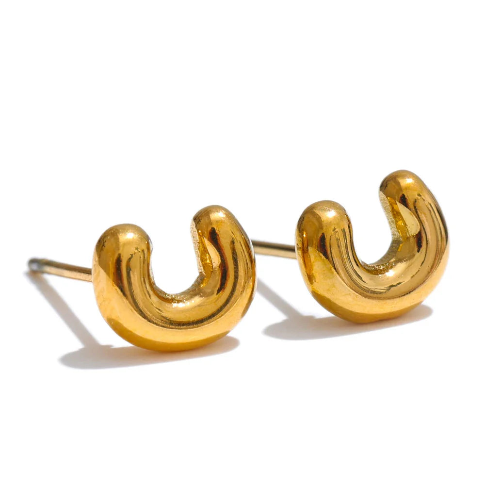 Pendientes personalizados con inicial c