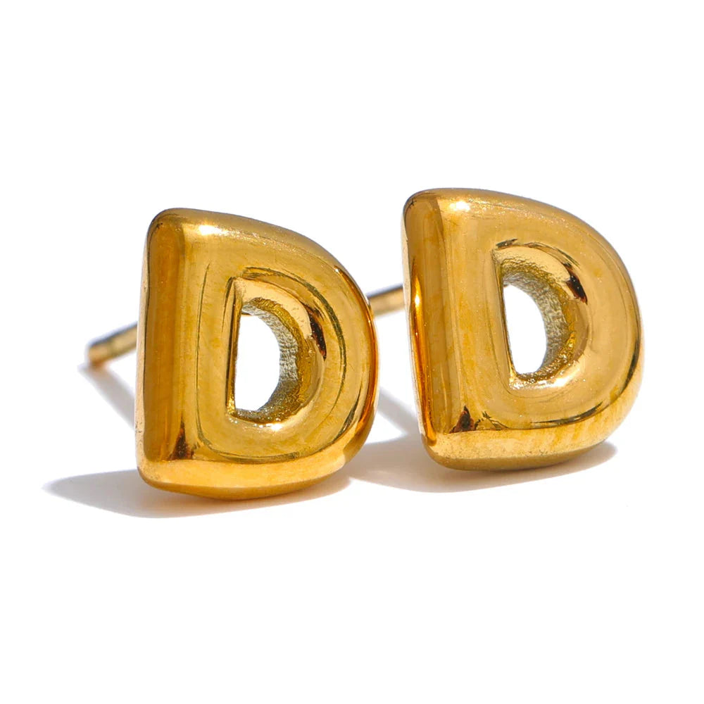 Pendientes personalizados con inicial d