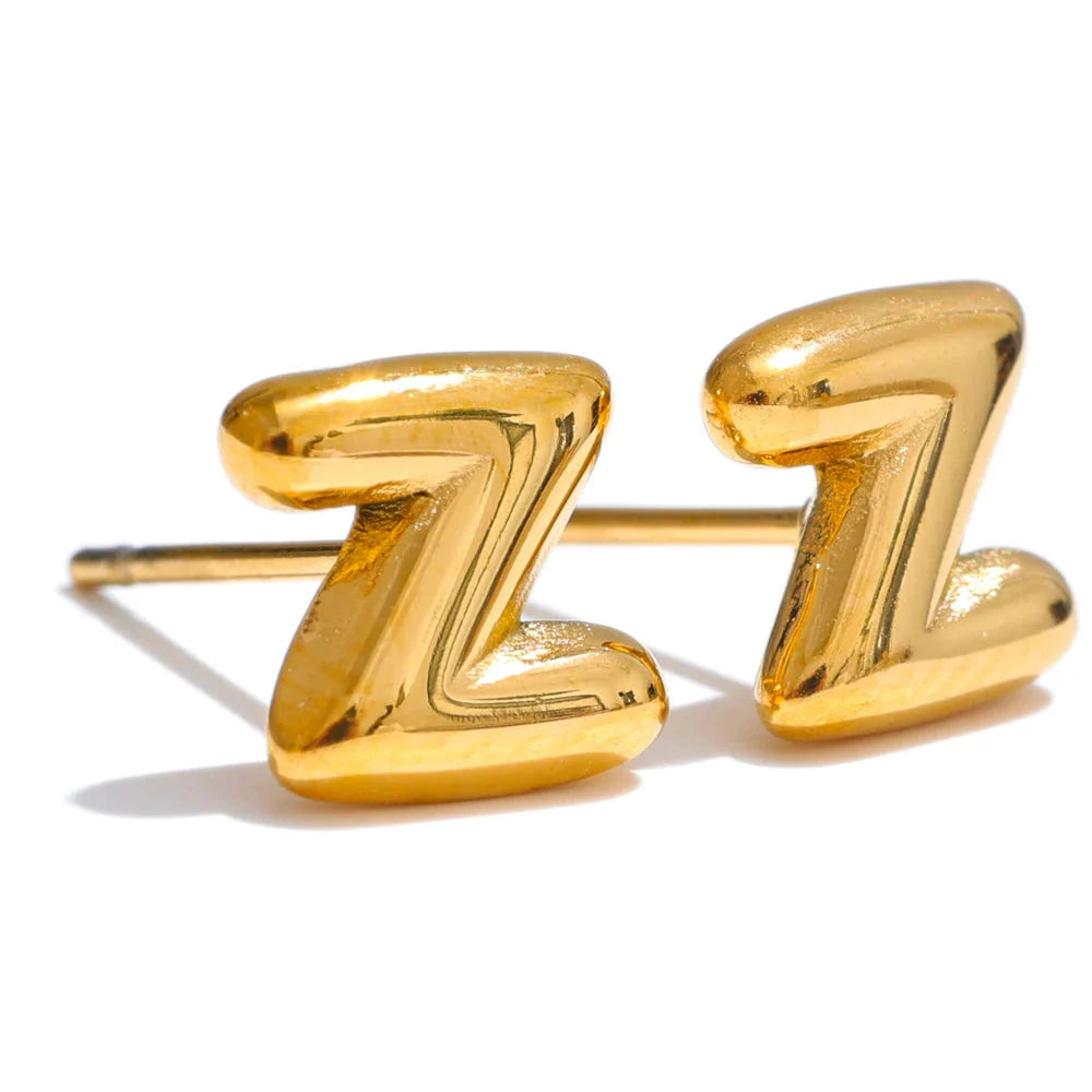 Pendientes personalizados con inicial z