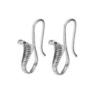 Pendientes Egipto Cobra plata