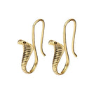 Pendientes Egipto Cobra oro