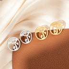 Pendientes Egipto Ojo Oudjat oro plata