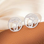 Pendientes Egipto Ojo Oudjat plata