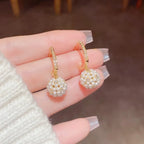 Pendientes de Mujer con Perlas y Strass