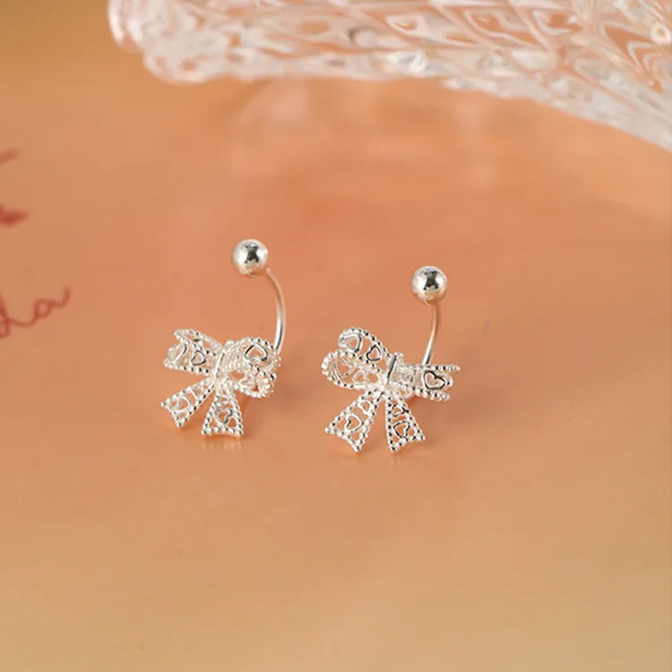 Pendientes de mujer con lazo de mariposa