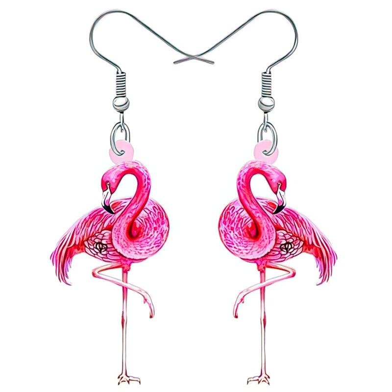 Pendientes Flamencos Rosados 