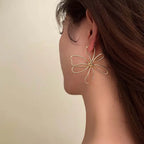 Pendientes de Flores Clavo Vintage Asimétricos oro