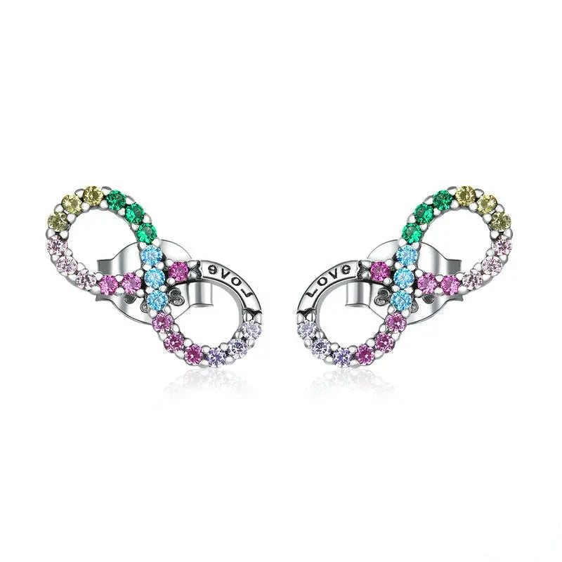 Pendientes Infinito Multicolor