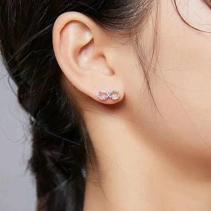 Pendientes Infinito Multicolor