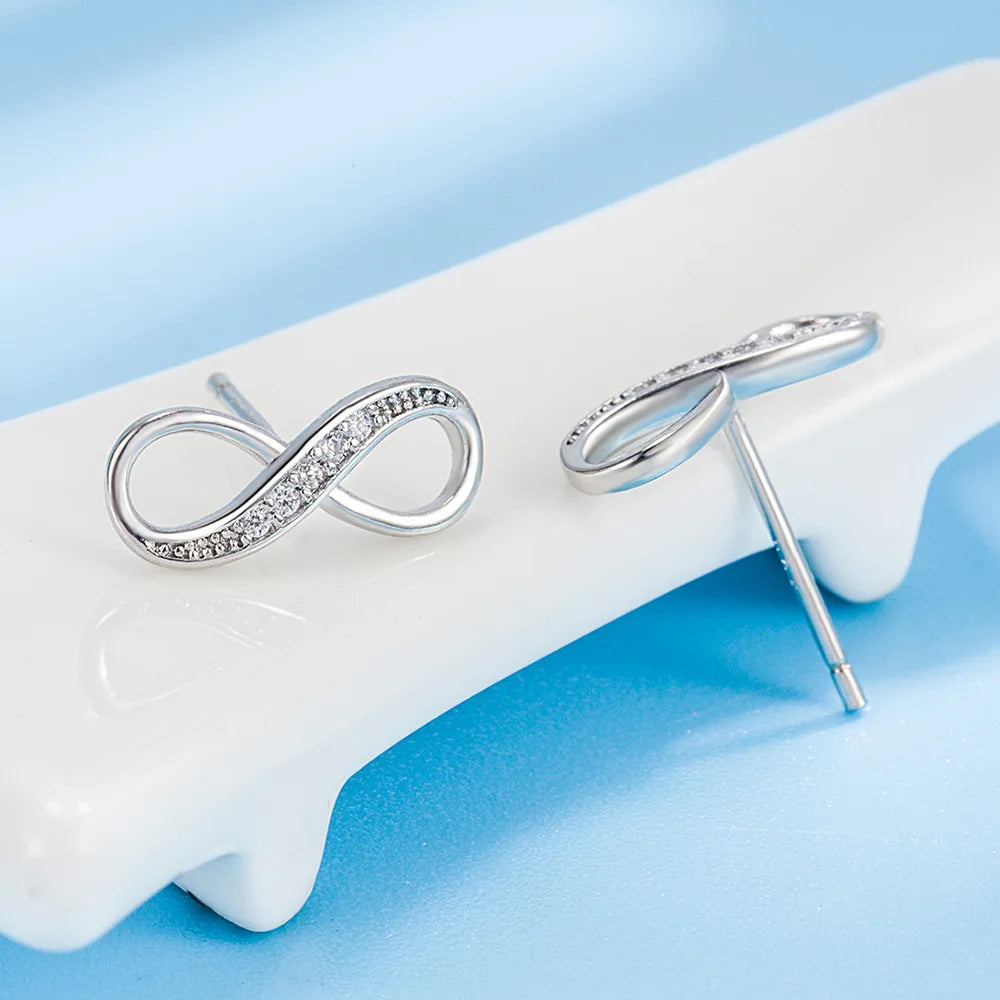 Pendientes Infinito de Circonio