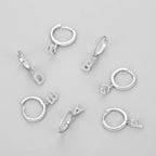 Pendientes de aro con inicial