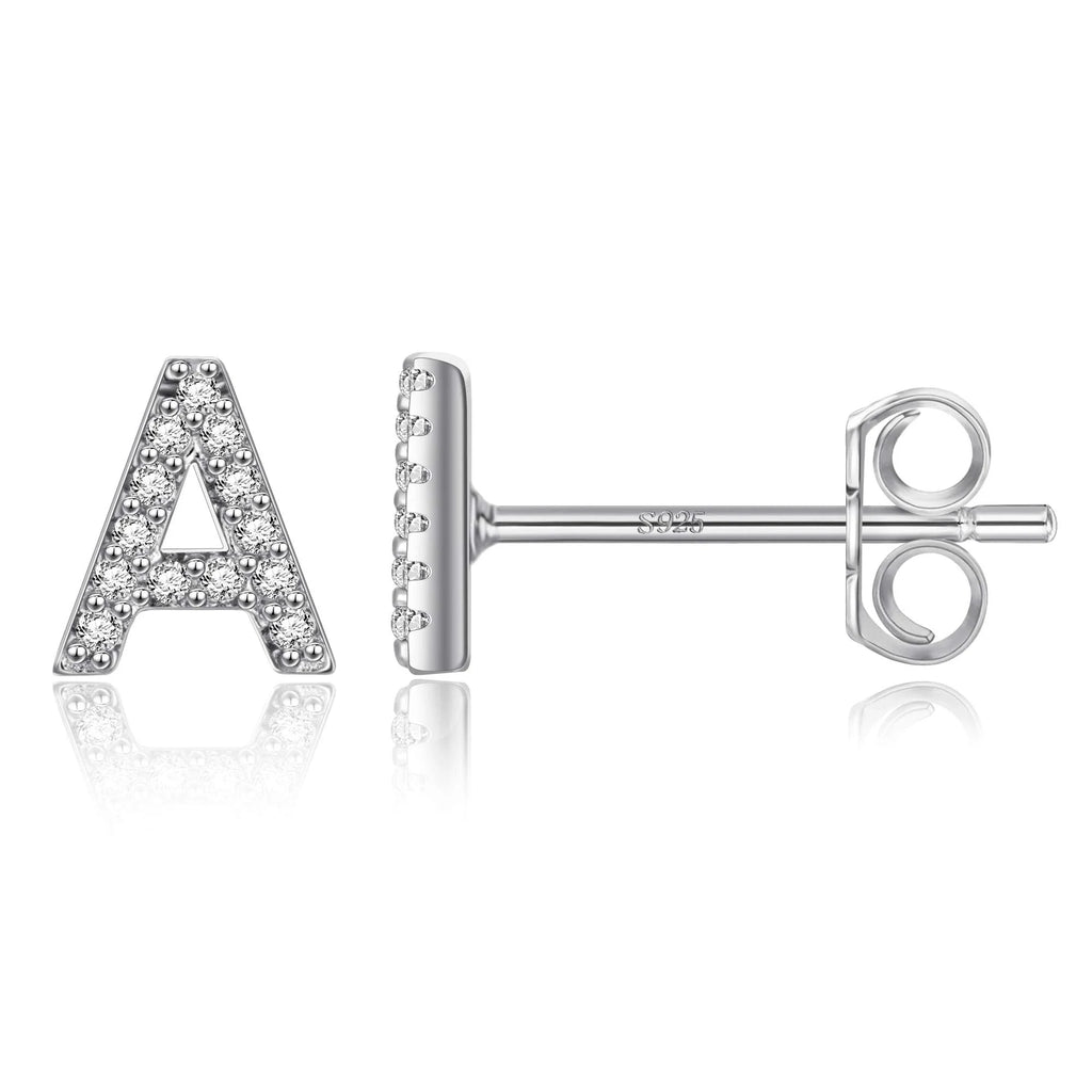Pendientes iniciales de plata a