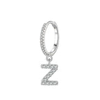 Pendientes de aro con inicial z