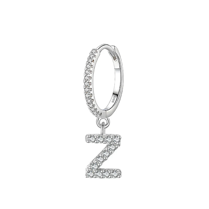 Pendientes de aro con inicial z