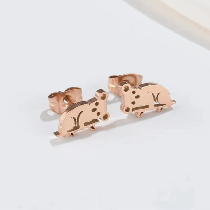 Pendientes de Koala Lindos Cobre