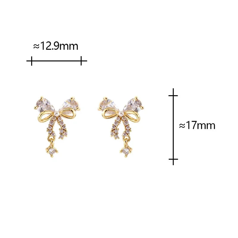 Pendientes de lazo para mujer