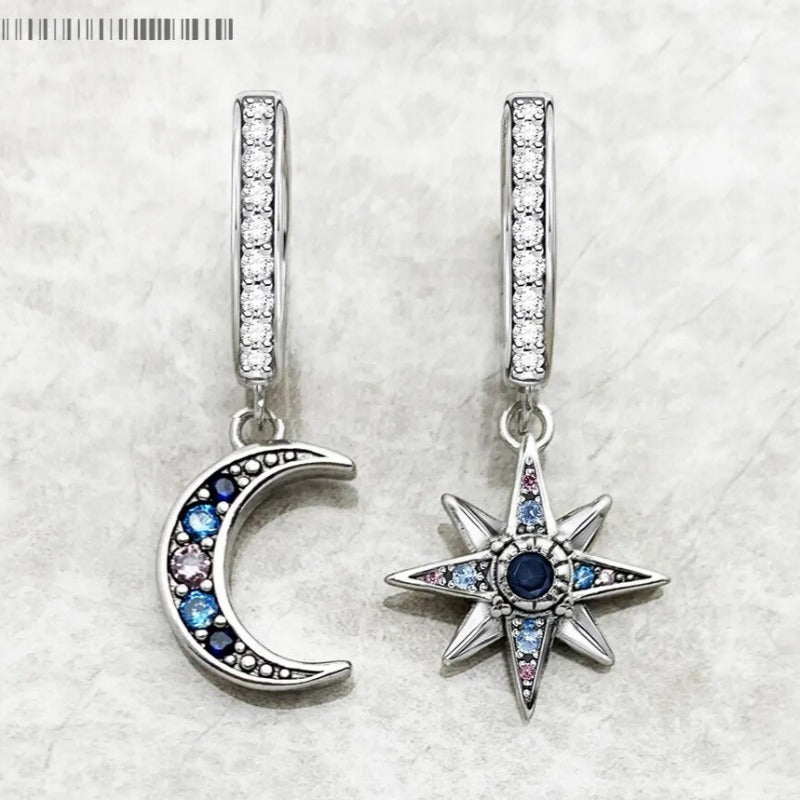Pendientes Noche Estrellada - Exception® plata