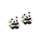 Pendientes de Panda Bambú