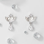 Pendientes colgantes alas de ángel