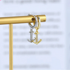 Pendientes colgantes ancla