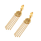 Pendientes Colgantes con Árbol de la Vida oro