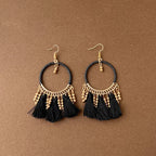 Pendientes Colgantes Bohemios Plumas 4