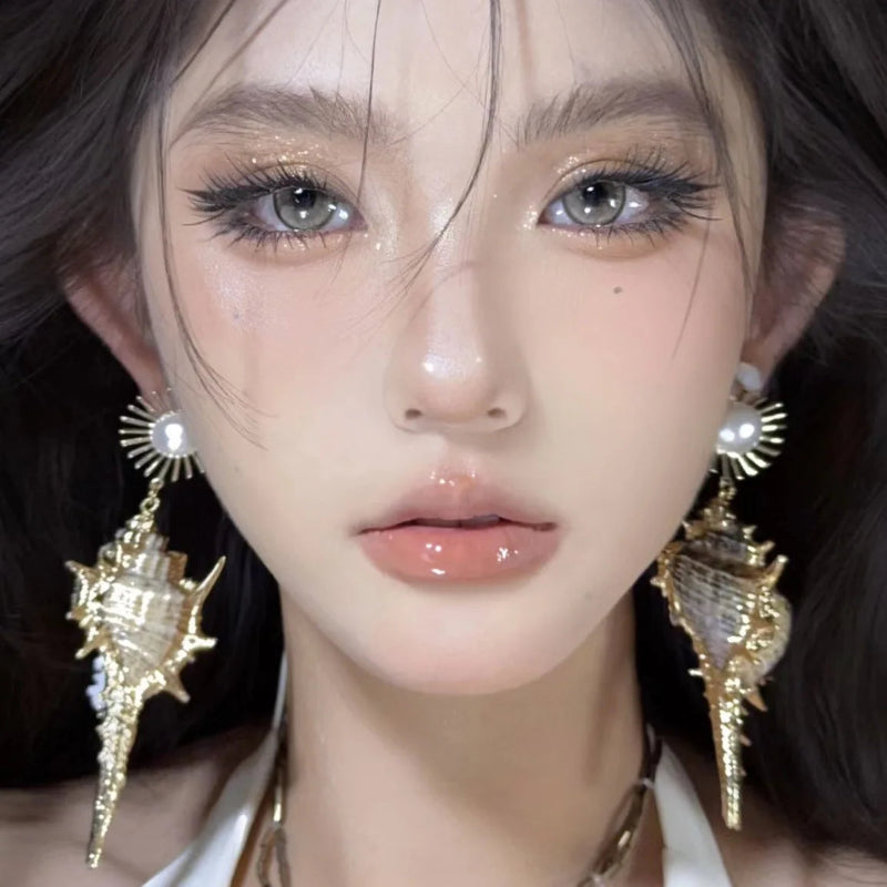 Pendientes Colgantes Concha de Caracola