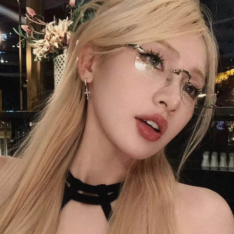 Pendientes Colgantes Cruz Cristiana en Circonio