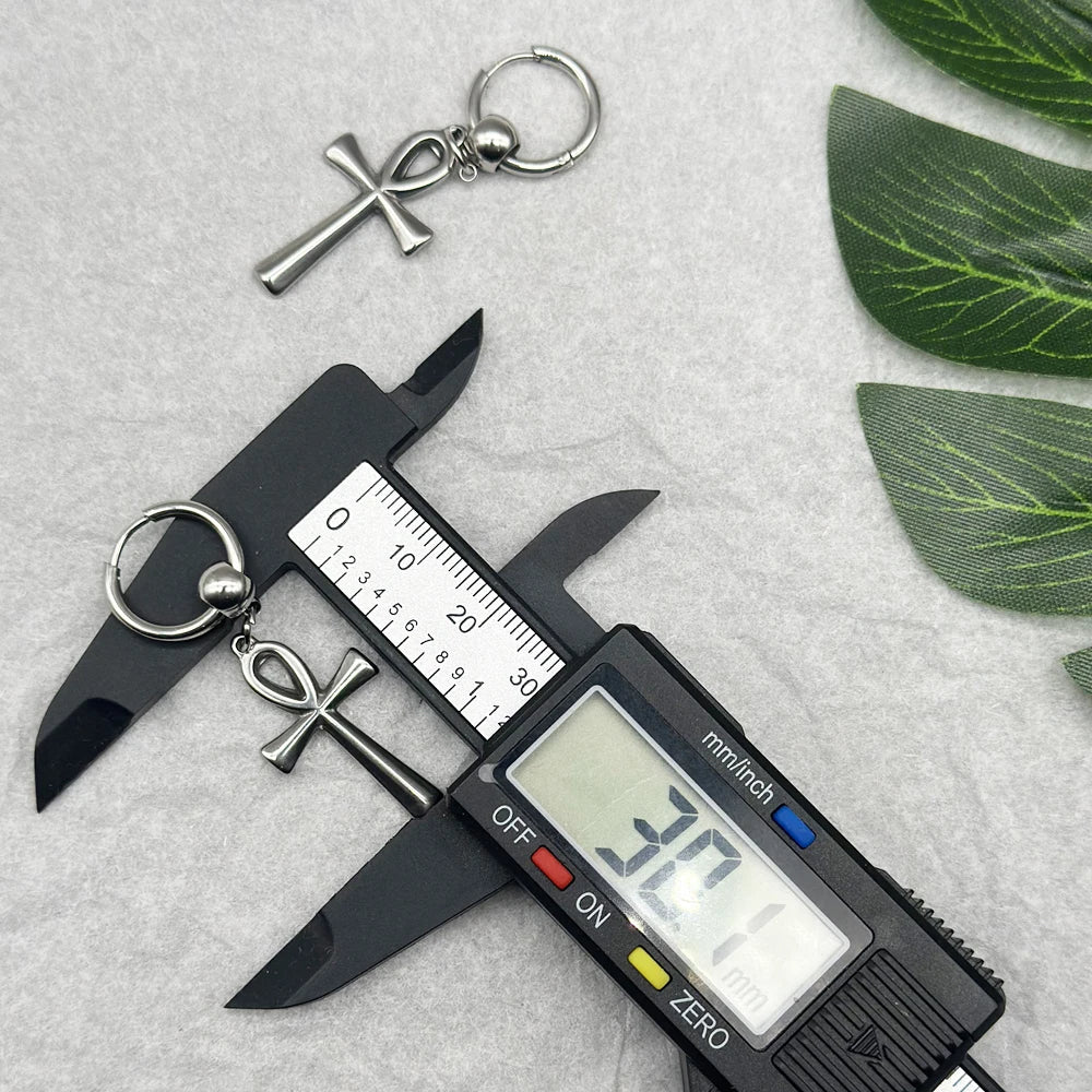 Pendientes Colgantes Cruz de Ankh 