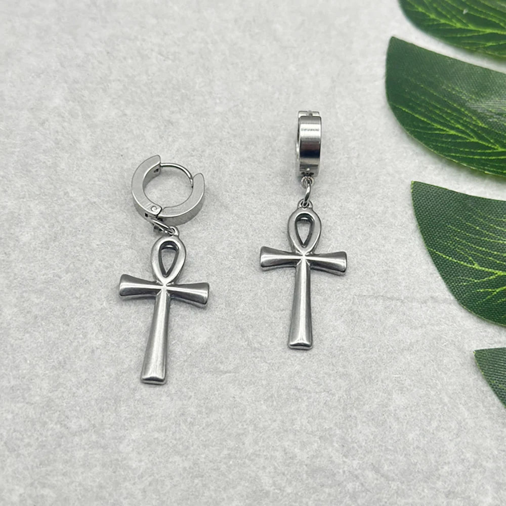 Pendientes Colgantes Cruz de Ankh 1