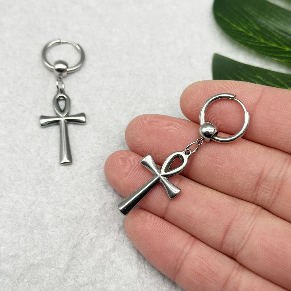 Pendientes Colgantes Cruz de Ankh 2