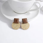 Pendientes Colgantes de Estilo Bohemio Efecto Natural 